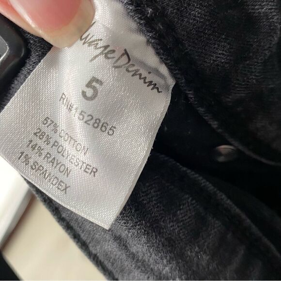 Salvage Denim Juniors’ Black Skinny Jeans size 5 - Picture 4 of 4